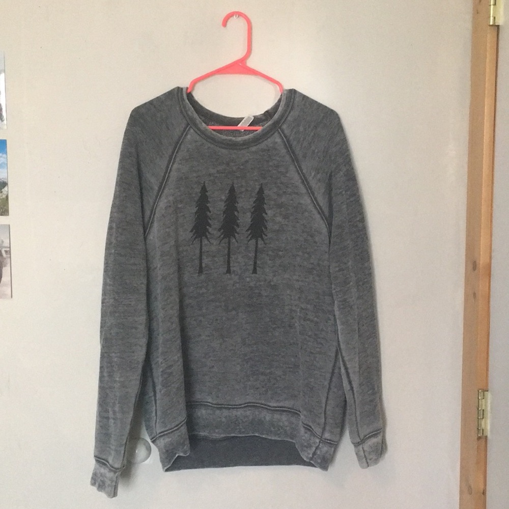 Ohana sweater with fuzzy inside